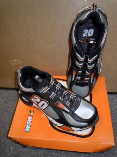 Good Condition NASCAR Tony Stewart Kids Boys Shoes Size 3 #20 in Box Tony Style
