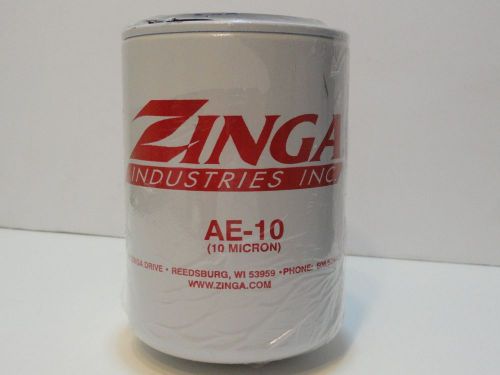 Hydraulic Oil Filter Element Zinga AE-10 Micron Spin-On - 1-Pack