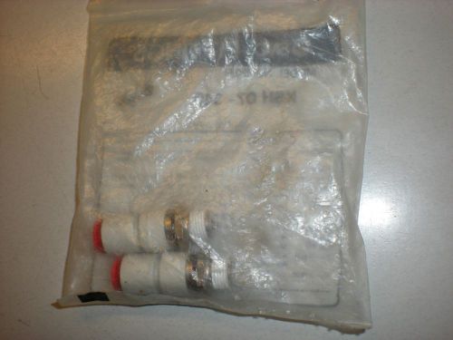 Lot of (2) SMC Model KSH07-34S Air Line Fittings - NIP