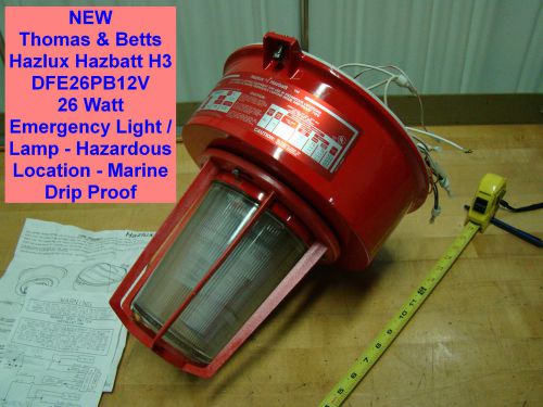 Thomas &amp; Betts Hazlux Hazbatt H3 26 Watt Emergency Light Lamp Hazardous Location