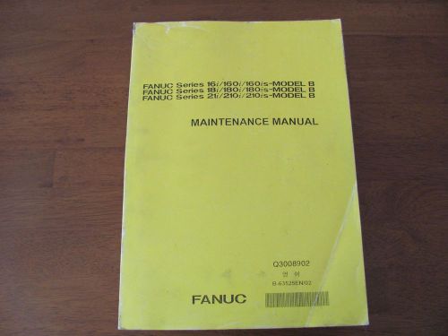 Fanuc maintenance manual for 16, 18 and 21 controls for sale
