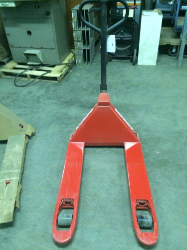 New raymond manual pallet jack , 27&#034; x 42&#034; 5000 lb capacity , hd , 3 available for sale