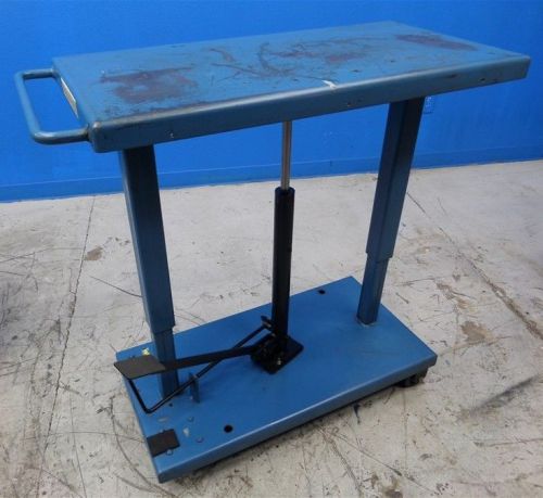 WESCO 36&#034; x 18&#034; HYDRAULIC DIE LIFT PLATFORM TABLE 41.5&#034; MAX LIFT HEIGHT