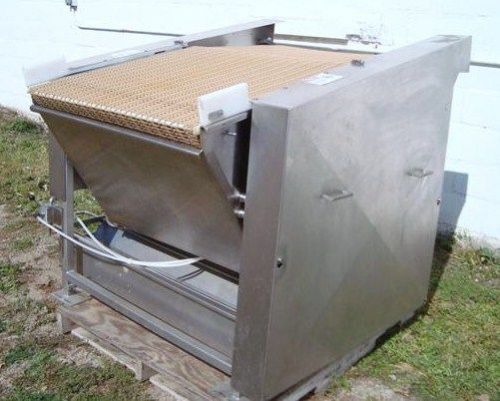 34&#034;W x 52&#034;L Stainless Steel Sanitary Intralox Extending Nose Conveyor