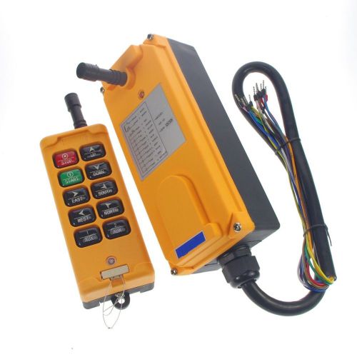 220v 4 motions 1 speed hoist crane truck radio remote control system controller for sale