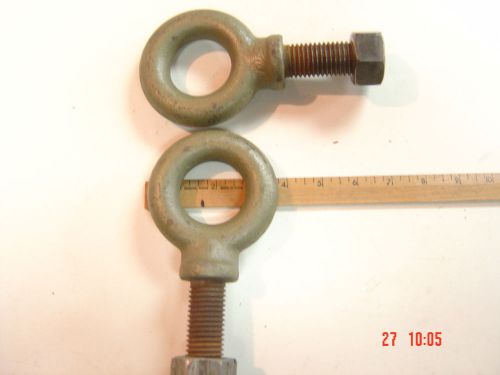 2- 1&#034; Ken Forged steel lifting eye bolts / Lifting Ring  1&#034; - 8 thread with nuts