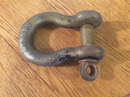Crosby 1 1/4&#034; steel shackle 12 ton for sale