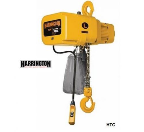 Harrington harrington extreme duty electric chain hoist ner010s for sale