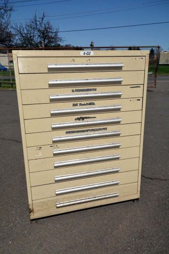 Nu era 11 drawer double wide tooling cabinet (inv.26284) for sale