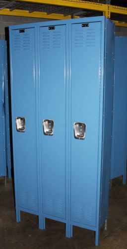 Lot of 9 hallowell 3 locker units school utility garage work for sale