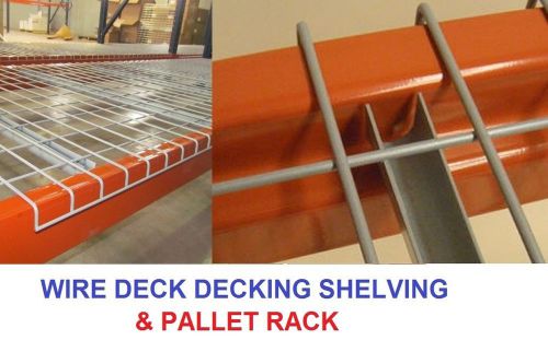 shelving wire mesh decks decking shelves metal pallet rack