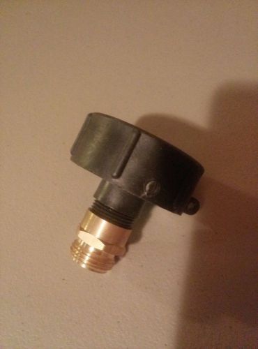 275 330 gallon IBC Tote tank valve adapter 2&#034; Pipe thread x 3/4&#034; garden hose