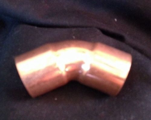 Copper  45 elbow short radius for 1-1/8&#034; o.d.  (mkc13) for sale