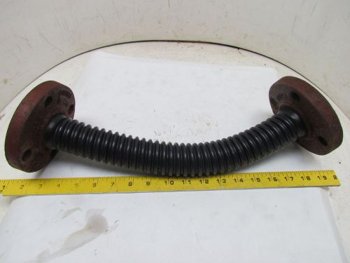 1-1/2x16&#034; flex hose teflon helical flared thru flanged 150# ductile iron ends for sale