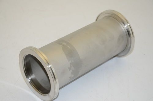 Stainless steel vacuum connection pipe, 260mml, 97mmid, 130mmd flange for sale