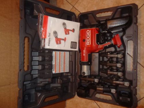 Ridgid propress rp 330 18v  battery operated pressing tool crimper with 6 jaws for sale