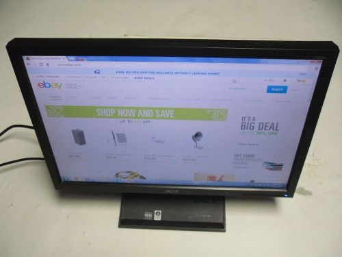 ACER 19&#034; LCD MONITOR V193W WIDESCREEN DESKTOP DISPLAY