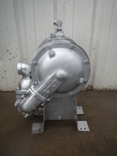 2007 warren rupp sandpiper  hdb2 dgn3ss stainless steel double diaphram air pump for sale