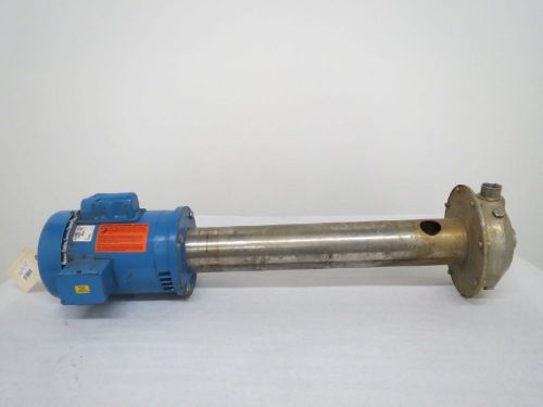 GOULDS NPV 1SL1C04F5 VERTICALLY IMMERSED SUCTION 1-1/4X1-6IN 1/2HP PUMP B332703