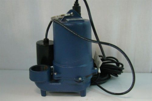 Zabel submersible effluent pump 115v 4/10hp .30kw 9.7a 1ph 3450rpm 001d09e pl-se for sale