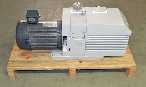 Leybold d65 d65b trivac rotary vane dual stage mechanical vacuum pump 3hp 53 cfm for sale
