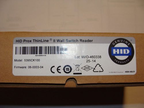 Hid 5395ck100 thinline ii 5395 125-khz proximity card reader wiegand for sale