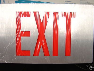 WESTINGHOUSE LED EXIT SIGN WITH BATTERY BACKUP NEW