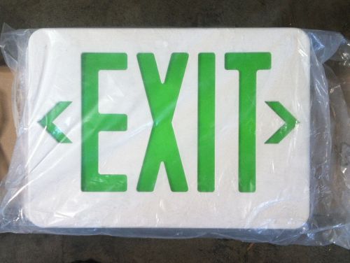 Tcp energy efficient compact exit sign suitable for damp location for sale