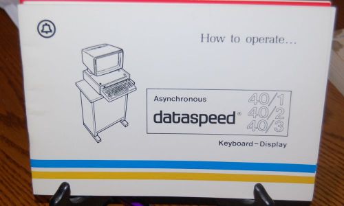 How To Operate Asynchronous  Dataspeed  Manual - Keyboard - Display