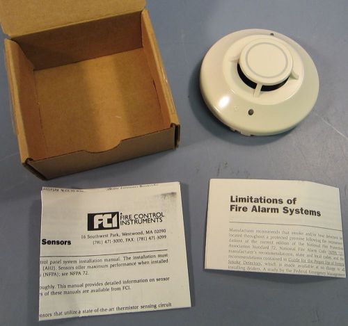 FCI Fire Control Instruments ATD-RL2 Heat Detector Head Fire Alarm New in Box