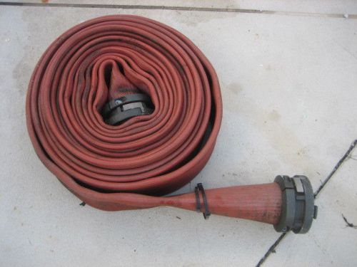 4&#034; firehose x 50&#039; long with storz couplings - RED