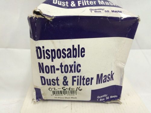 50 White Dust Face Mask Filter Disposable Non-toxic Comfortable