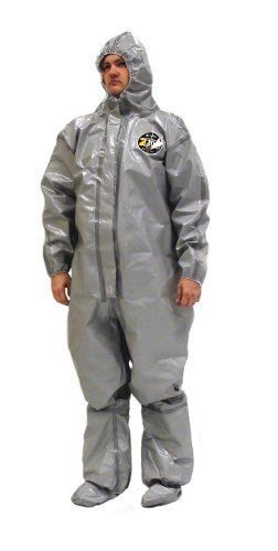 Kappler Zytron 200 Chemical Protection Coverall with Hood and Sock Boots  Dispos