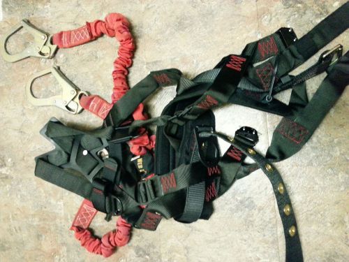 Web devices safety harness and lanyard