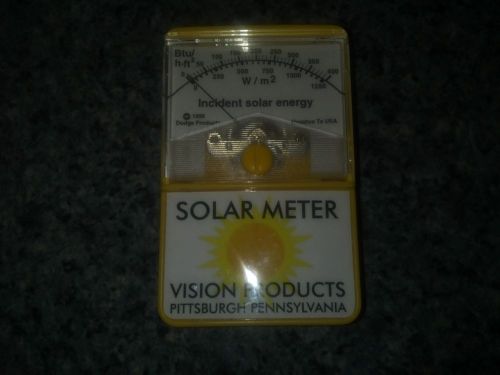 Solar Meter Tester Btu from Vision Products FREE SHIPPING