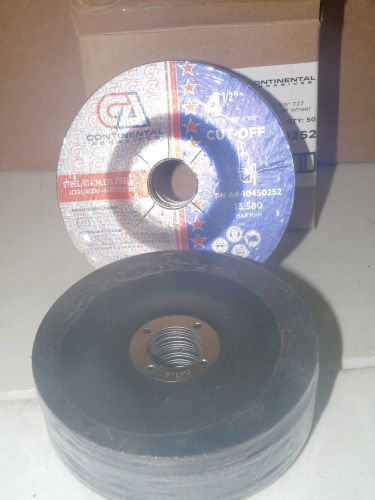 200-4-1/2&#034; x .040 x 7/8 type 27 cut off wheels (0.70each starting bid) for sale