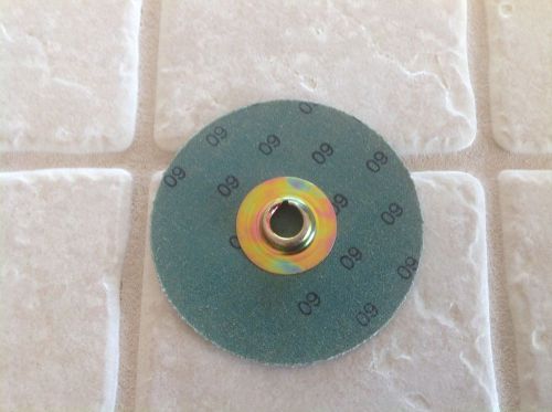 Norton 3&#034; inch speed lock discs quanity 125 discs  60 grit