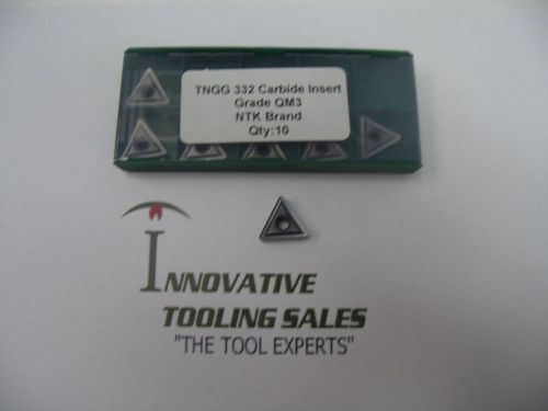 TNGG 332  Carbide Insert Grade QM3 NTK Brand 10pcs