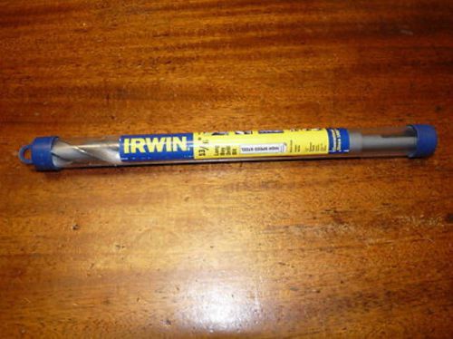 Irwin 60452 13/16 x 12&#034; oal longboy drill bit 1/2&#034; shank 3 flats f/ wood &amp; metal for sale