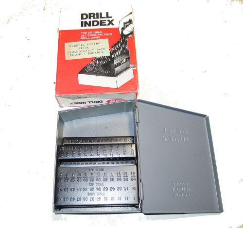 Huot No. 60 Wire Gauge Drill Index for 1 thru 60 Drill Bits - Made in USA