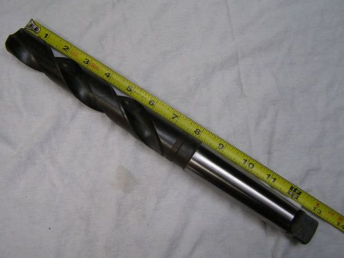 Drill bit, morse taper #4 shank, 1-5/32  hss, 13&#034; long, national for sale