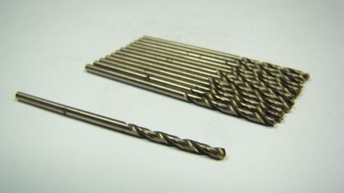Twist screw machine drills 1.65mm 0.0650&#034; 135 deg hss oxide qty 13 [1703] for sale