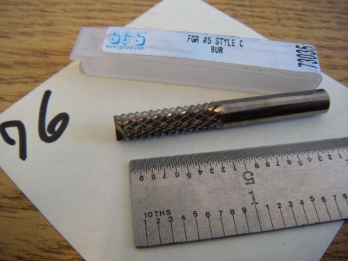 FGR #5 Style C  SGS Carbide Burr