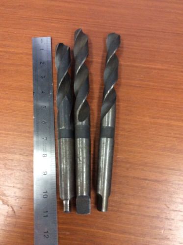LOT OF 3 Drills (2) Hercules 29/32,31/32 And (1) ATM 1&#034; All Have Morse Taper