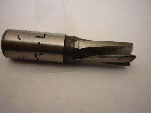 1 USED LEFT HAND END MILL HIGH SPEED STEEL 0.420 DIA.