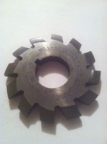 USED INVOLUTE GEAR CUTTER #1 8P 135-RACK 1&#034;bore Brown &amp; Sharpe