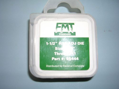 NEW, FMT Standard 1-1/2&#034; HSS ADJ DIE 5/8&#034;-11, Part # 55444