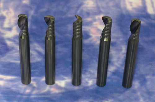(5pc)- 6mm single flute carbide endmill/router bit, 12mm loc, 50mm oal for sale