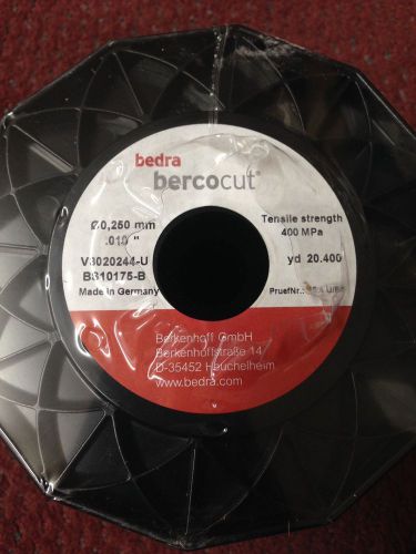 Bedra bercocut edm wire .010dia 17.5lb spools (2 spools in one box) for sale