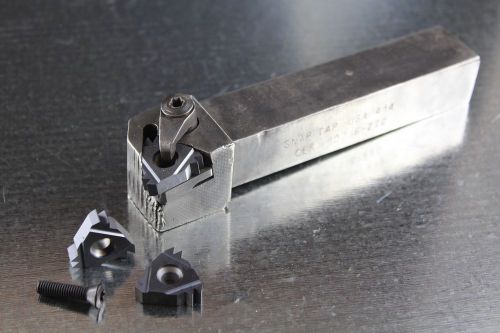 Snap tap indexable threading lathe tool holder cer 100 6-27q inserts 7/8&#034; shank for sale